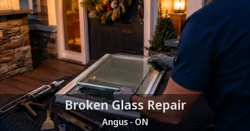 Broken Glass Repair Angus - ON