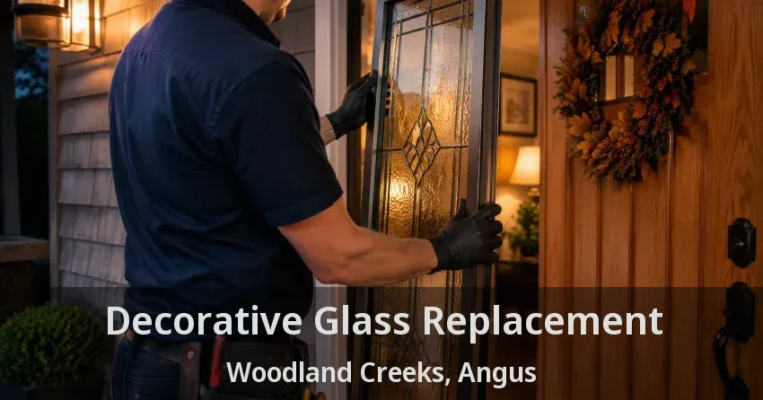 Decorative Glass Replacement Woodland Creeks, Angus - ON