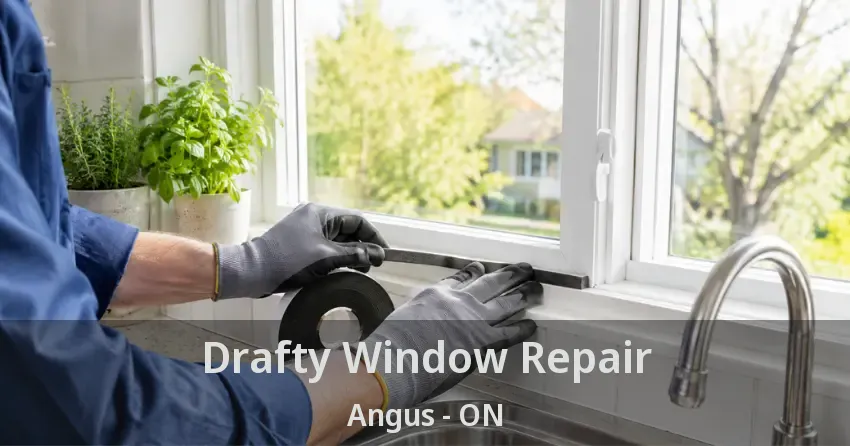 Drafty Window Repair Angus - ON