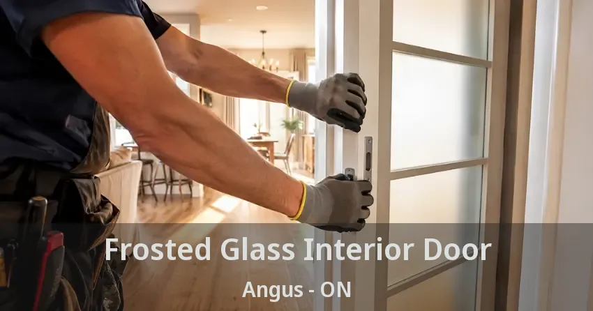 Frosted Glass Interior Door Angus - ON