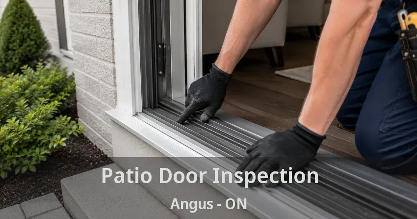 Patio Door Inspection Angus - ON